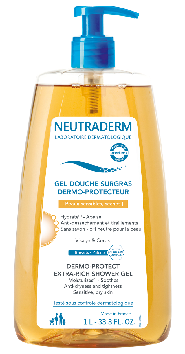 image Neutraderm Gel Douche Surgras Dermo-Protecteur Flacon pompe 1 L