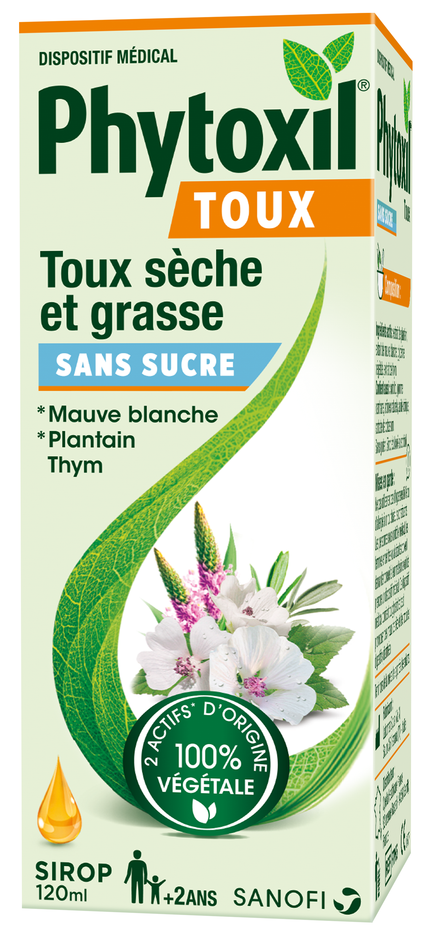 image Phytoxil® Toux sèche et grasse Sans Sucre Flacon de 120 ml